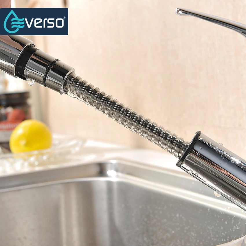 Матовый кухонный кран выдвижной с распылителем Torneira Cozinha раковина одной ручкой