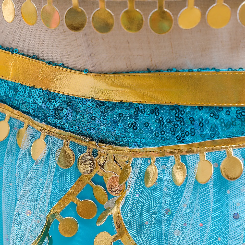 Комплекты Сказочных Костюмов Аладдин платье для девочек детская одежда