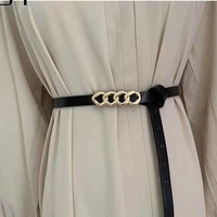 fashion women fine belt black camel gold silver buckle adjustadle strap all match dress casual female adjustadle waistband
