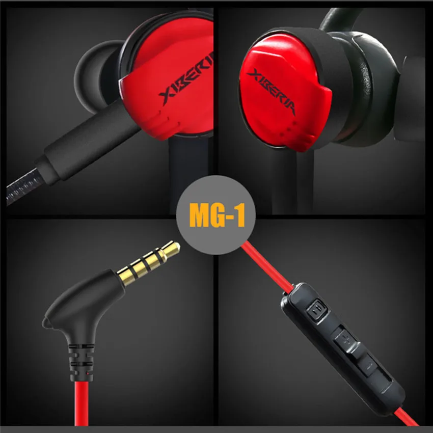 Xiberia MG 1 PC Gamer гарнитура с микрофоном In ear Игровые наушники глубокий бас шлем для