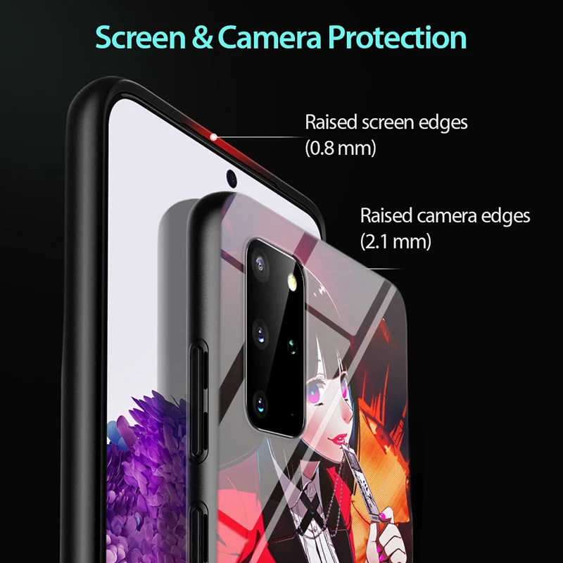 

Yumeko Kakegurui Anime for Samsung S20 Ultra Plus A91 A81 A71 A51 UW A41 A42 A31 A21 A21S A11 5G Bright Black Phone Case