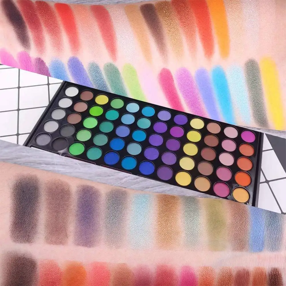 78/48 Colors Eyeshadow Palette Long Lasting Matte Waterproof Makeup Sombra Cosmetics Maquillage Professional Shadow L3z6 | Красота и