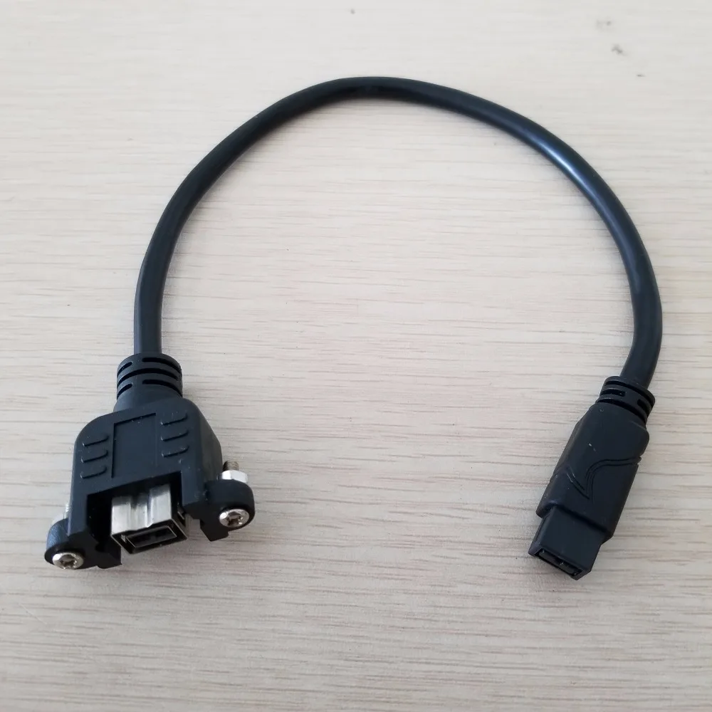 IEEE 1394B-200 Firewire 800 9Pin до папа к женскому с винтами кабель для расширения данных