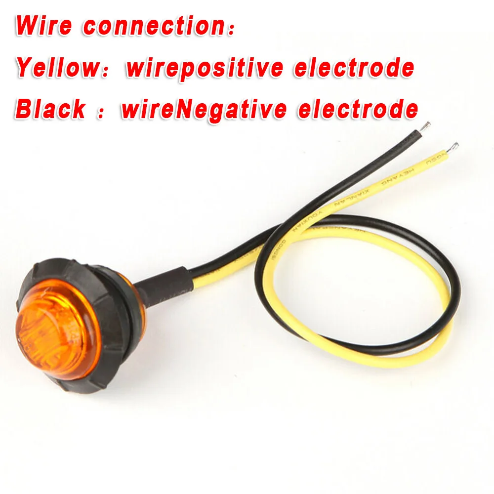 20 шт. светодиодсветильник индикаторы для грузовиков автобусов прицепов фургонов