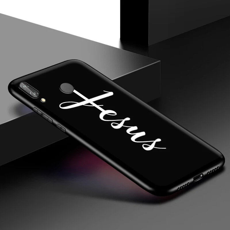 Силиконовый чехол Bible Jesus Christ Christian Cross для Huawei P40 P30 P20 P10 Pro Lite P Smart Z 2019 Max | Мобильные