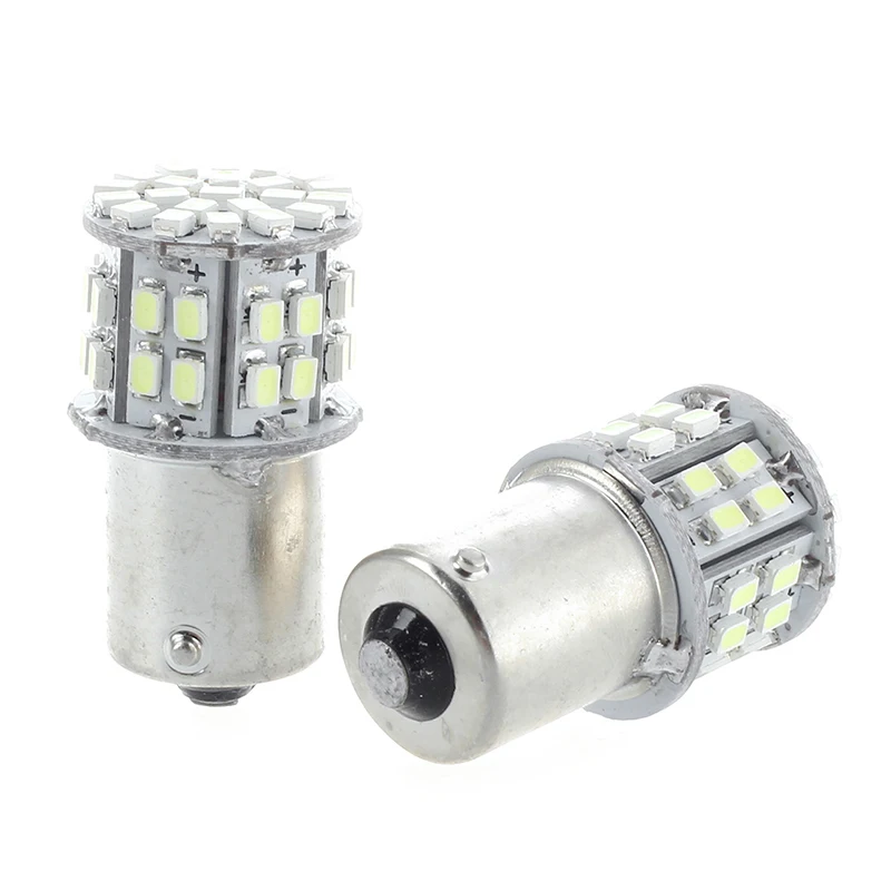 2X 1156 SMD 50 светодиодный светильник лампы 12V Авто белый мигающий светильник|Фара для