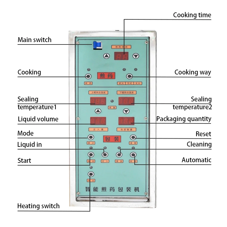 

DX20L/1+1-A small automatic decoction packaging machine for herbal