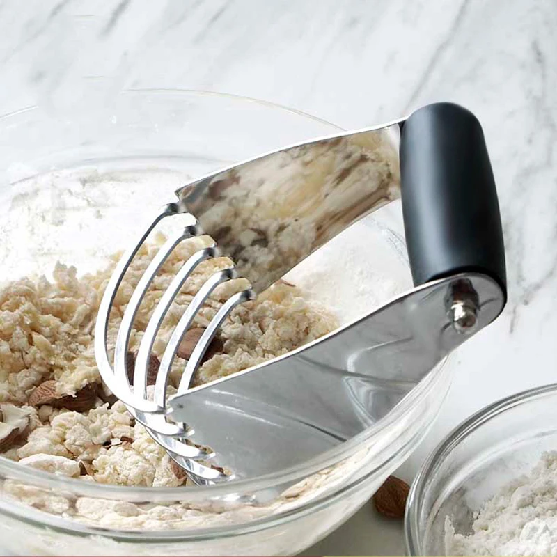 

Manual Dough Blender Baking Pastry Stainless Steel Kitchen Blades Flour Mixer Butter Lard Cutter Tools Chef Accessories Cooking
