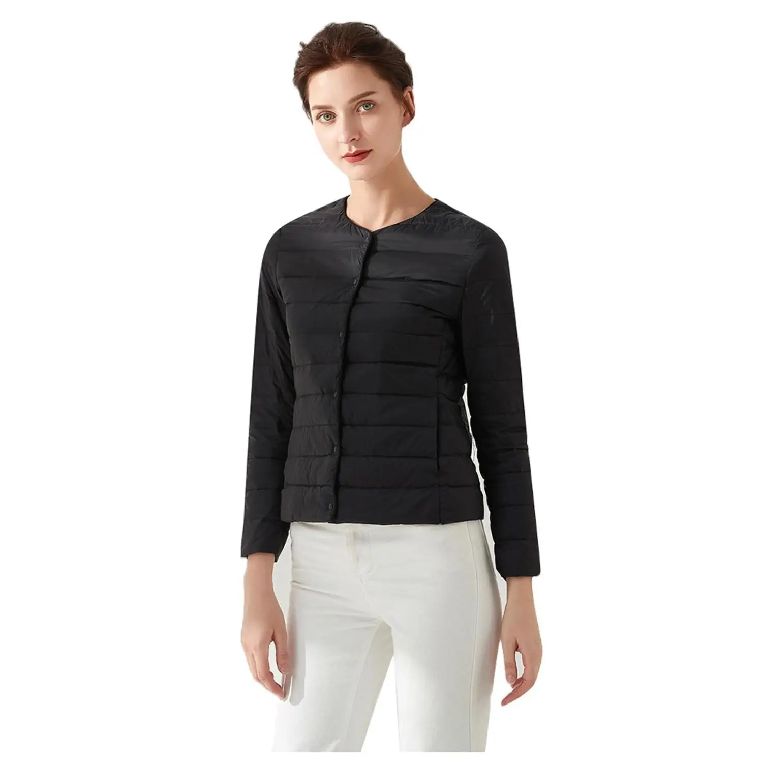 Новинка 2019 Женский Повседневный светильник с круглым вырезом ультралегкий