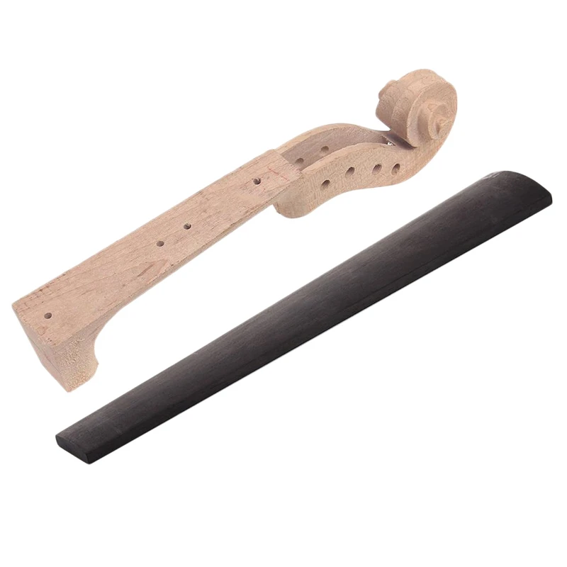 4/4 детали для скрипки высокое качество шея пламя кленовый шейный резной свиток из