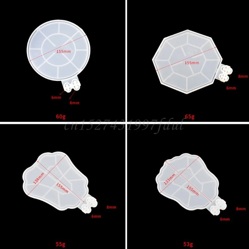 

Handmade Large Kit Fancy Ethnic Fan Resin Casting Silicone Mold Traditional Round Silk Fan Mould Art Craft Tools Kit