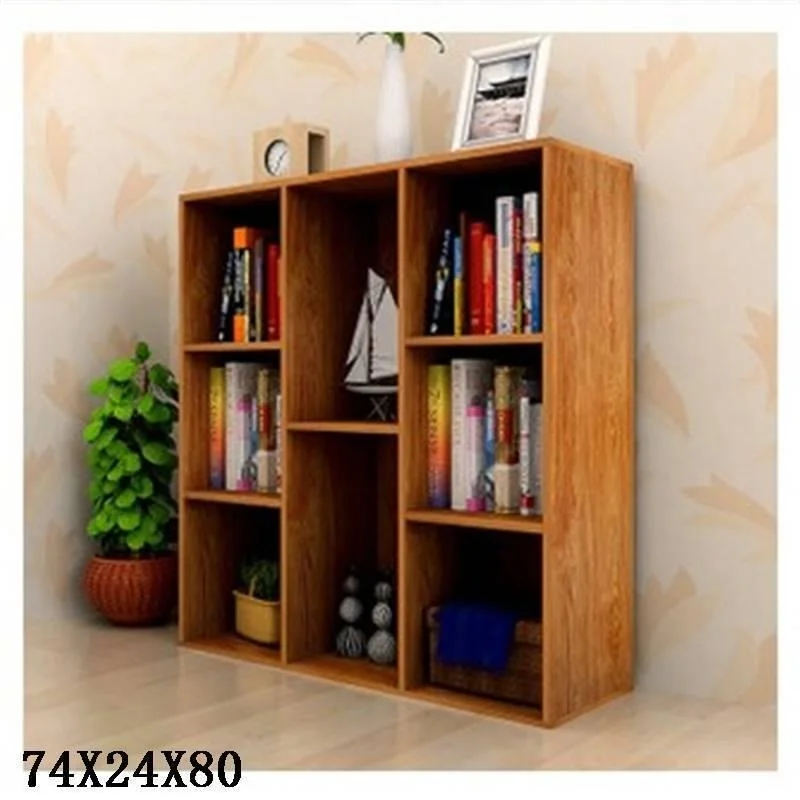 Decoracion Home Dekorasyon Oficina Librero Estante Para Livro Decoracao Mueble Wodden Furniture Retro Decoration Book Shelf Case |