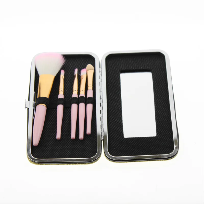 5 шт. женский подарок для девочек маленькие Мини дорожные кисти макияжа набор