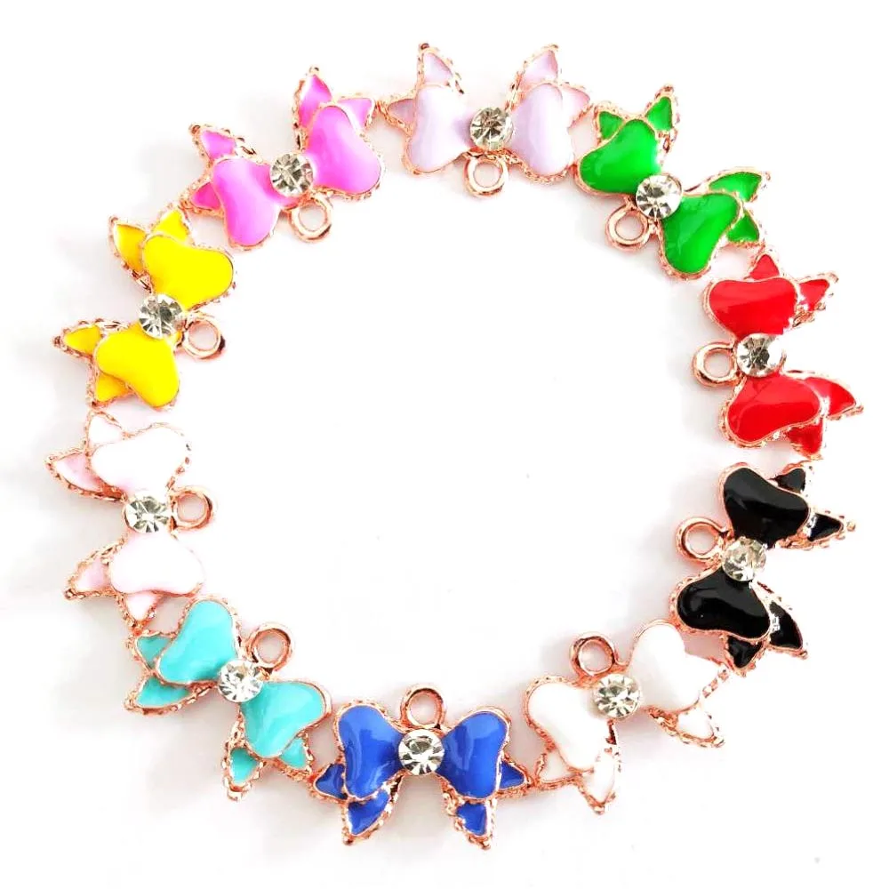 30 шт. Подвески в виде банта для женщин DIY ювелирные аксессуары D037