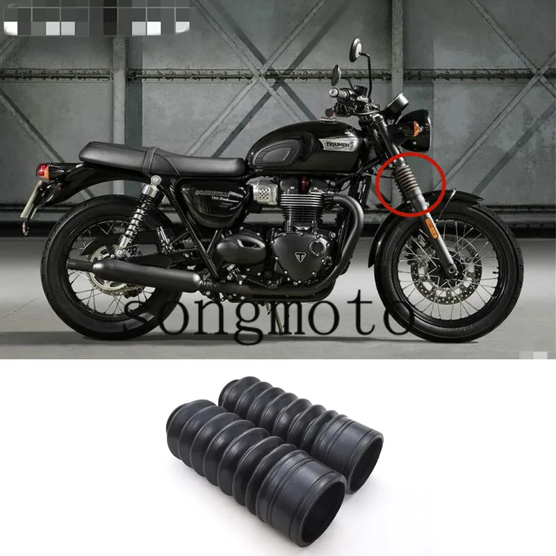 Защитный кожух для передней вилки и амортизатора Triumph Bonneville Bobber T100 T120 T900 Street twin Speed