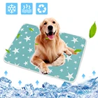 Коврики для собак, коврики для кровати для собак, водонепроницаемые дышащие моющиеся многоразовые хлопковые коврики для щенков