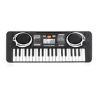 Пианино электрическое портативное 37 клавиш, Цифровая Музыкальная электронная клавиатура, доска для ключей, подарок для детей, обучающая игрушка для музыки