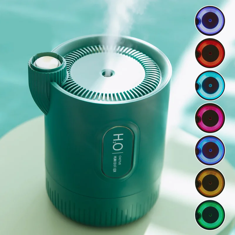 

Портативная офисная лампа для ароматерапии с зарядкой от USB, увлажнитель воздуха С КАКТУСОМ для дома и офиса, лампа, инструмент для распылен...