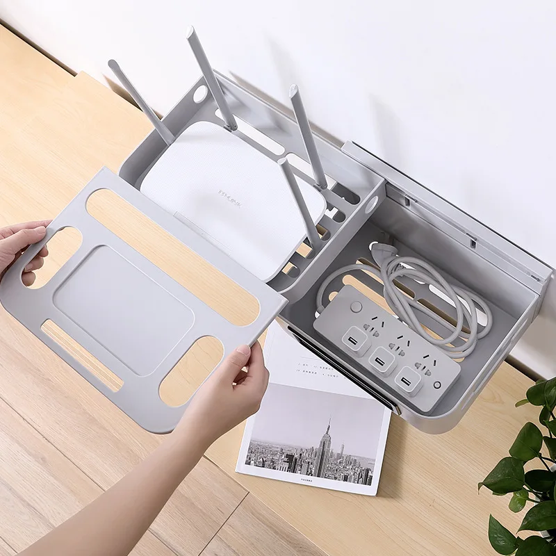 Wi Fi роутер коробка для хранения настенный органайзер ТВ провода передачи данных