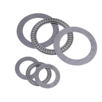 1 set miniature bearing steel thrust needle roller bearings with two washers axk3047 axk75100 ultra thin shim thrust bearings