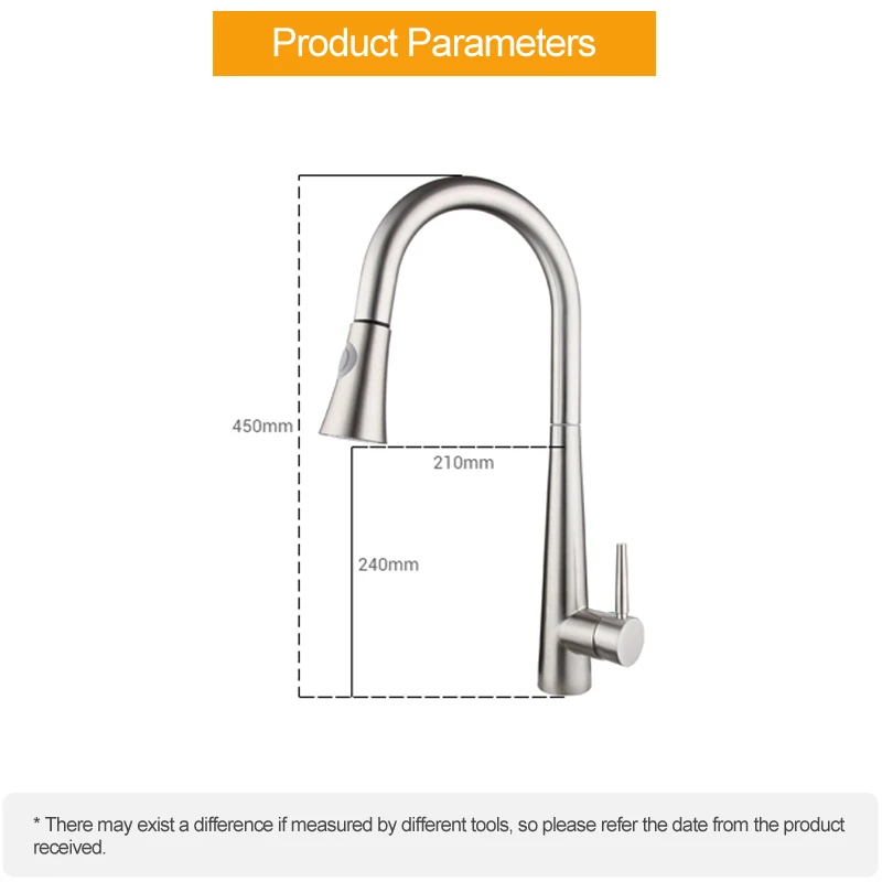 Умная кухонная раковина кран с автоматическим сенсорным датчиком вытяжной