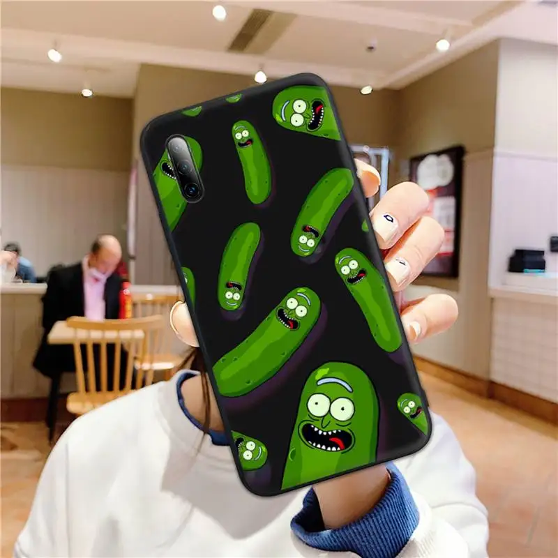 

i am pickle rick Phone Case for honor 7A 8x 8s 9x 10i 20s 20lite 30pro PLAY cover