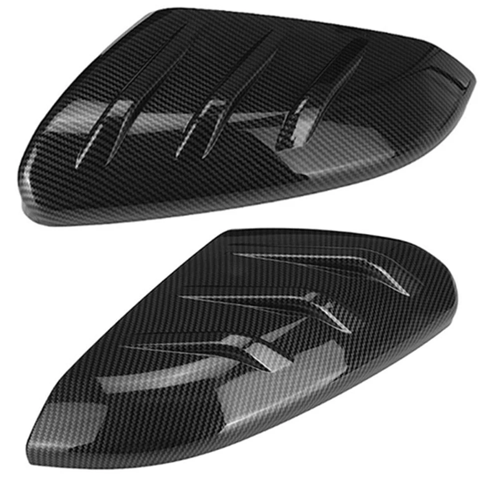 A Pair Of Car Rearview Mirror Cover Carbon Fiber Side Door For Honda Civic 2016 2017 2018 2019 2020 |