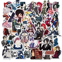 1050pcs black butler sticker pack for children gift cartoon anime stickers to stationery laptop suitcase guitar fridge decals