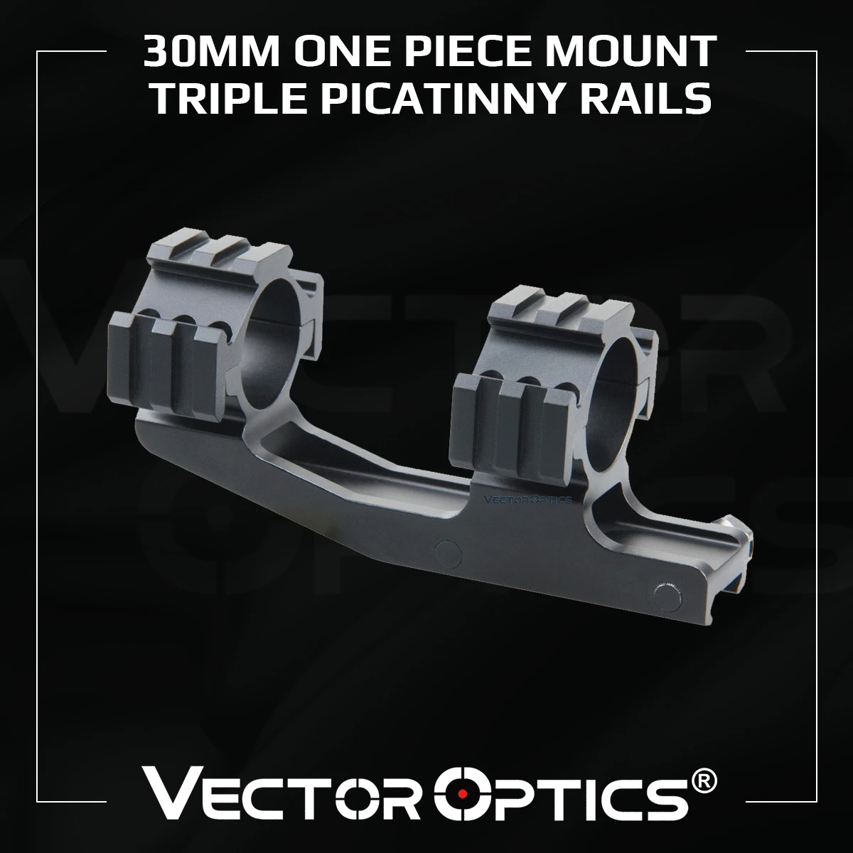 

Векторная оптика 30 мм одна штука Крепление Пикатинни тройные направляющие Пикатинни на верхней стороне Прозрачный стиль для AR 15 M4