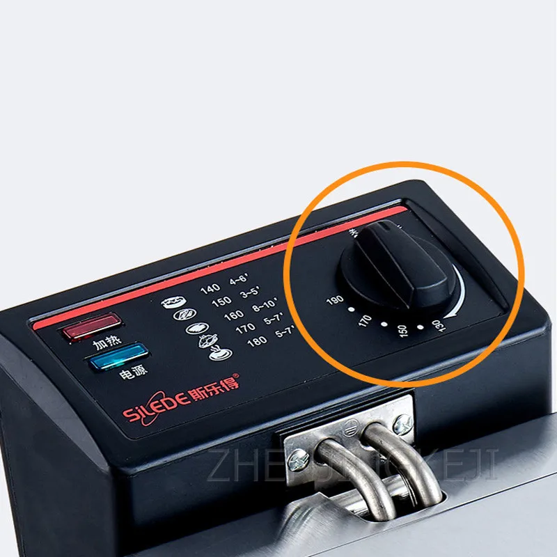 Промышленная Электрическая Фритюрница 220 В одноцилиндровая Вертикальная