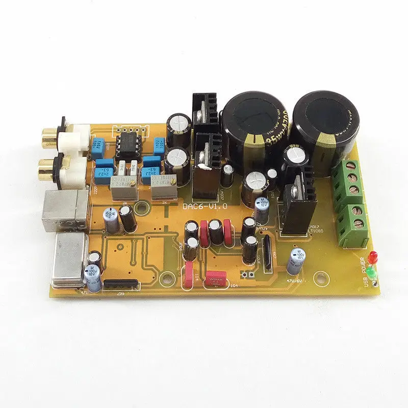 

DAC6 USB Decoder TE7022 + WM8741 Finished Board