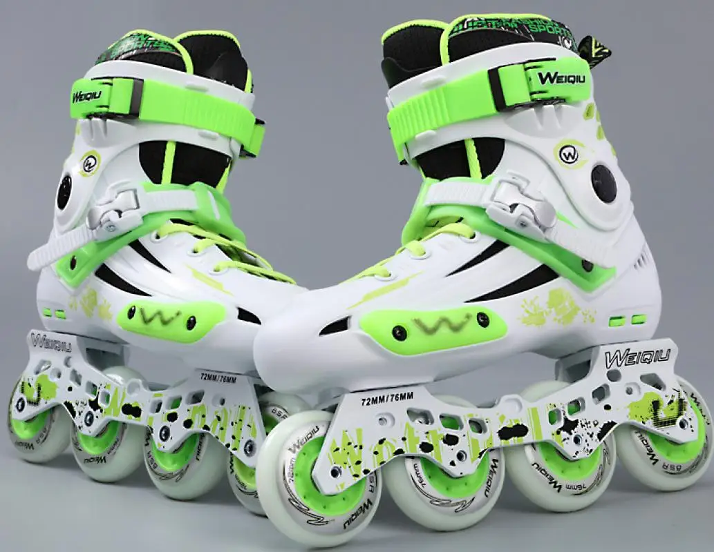 Взрослые кроссовки для роликовых коньков женские обувь хоккея с шайбой белые