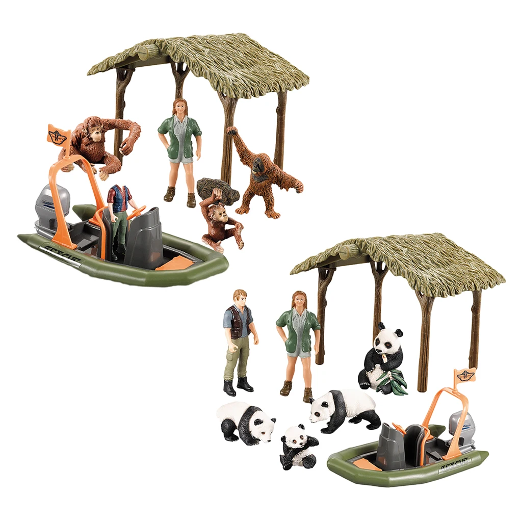 

Vintage Animal Sculpture Toy Figure People Model Scene Role Play Toys