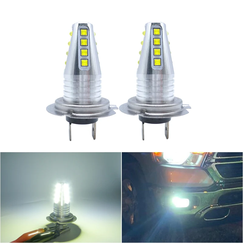 

2Pcs 80W H8 H11 LED Fog Lights Bulb For VW Passat B6 B5 Golf 7 6 5 Touareg Tiguan Jetta Polo H7 9005 9006 HB3 HB4 White 12V 24V