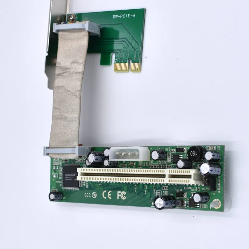 Адаптер KEFU PCI-E Express x1 с гибким кабелем слот для PCI/PCI-X 32 бит | Компьютеры и офис