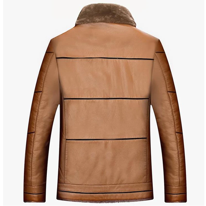 2020 повседневный мужской костюм меховые кожаные куртки хаки весна зима мужские