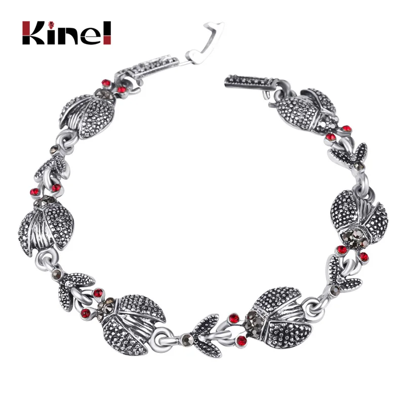 Женский классический браслет в виде божьей коровки со стразами|bracelets for|bracelets for