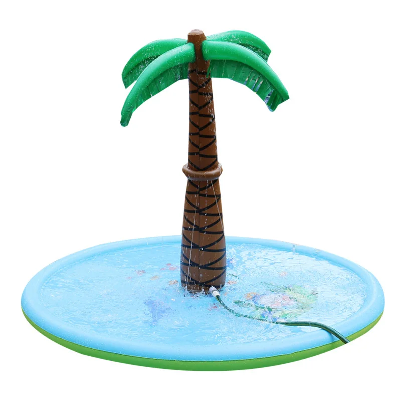 

Ruizhi Inflatable Coconut Trees Sprinkler Splash Pad for Kids Playmat Children Outdoor Swimming Pool Water Toys for Baby RZ1269