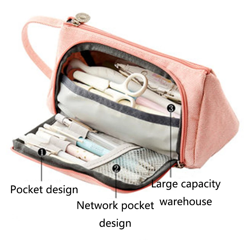 Милый большой вместительный чехол-карандаш открывающийся на окно сумка для