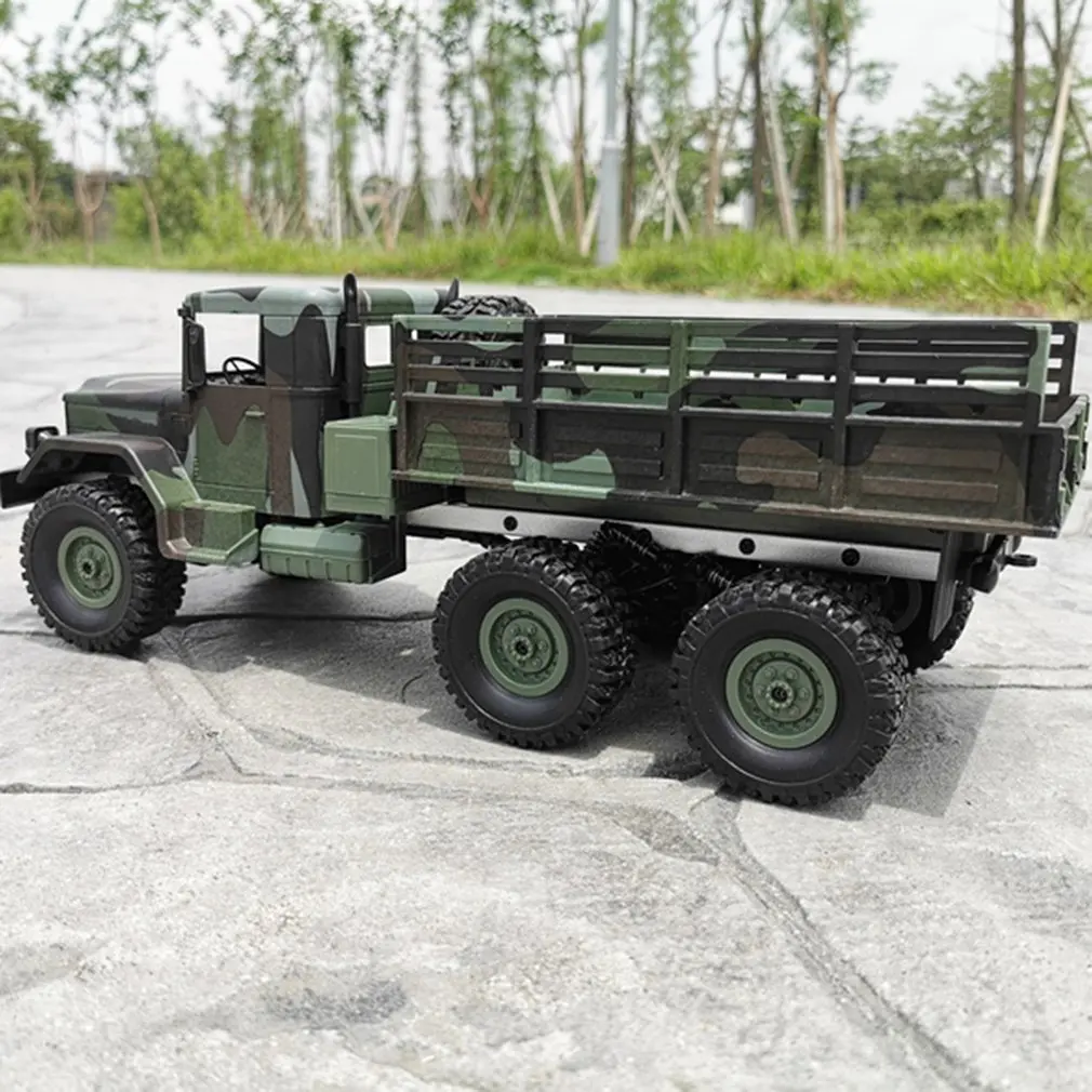 

MN-77 Six Drive Remote Control Vehicle 1/16 Remote Control Toys Led Lamp Camouflage Military Off-road Truck