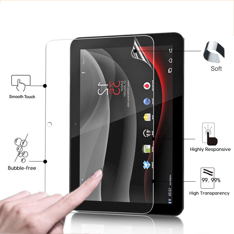 

ANti-Scratched Clear Glossy screen protector film For Vodafone Smart Tab 10 10.1" HD lcd screen protective coverin stock