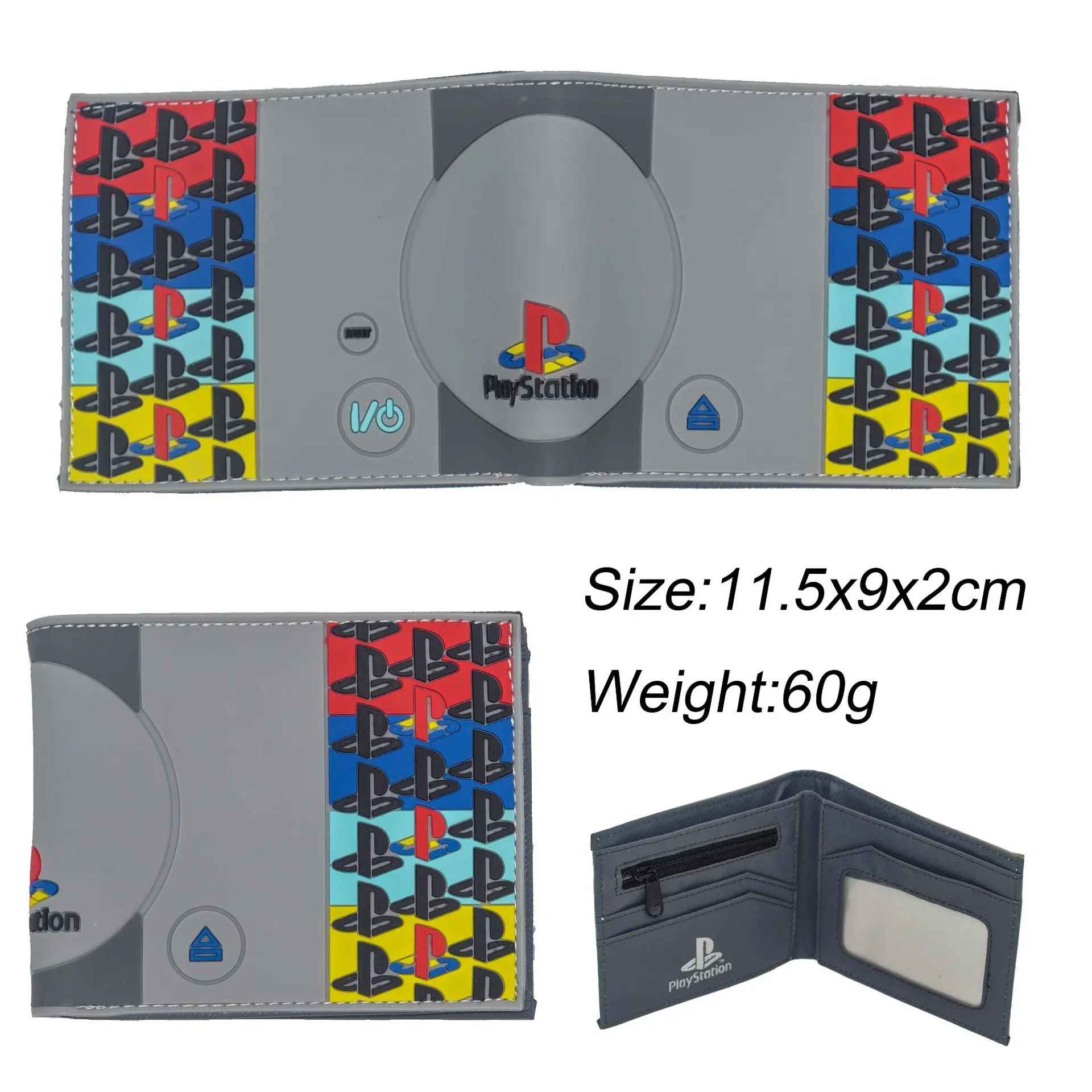 Кошелек "PlayStation" игра мультфильм аниме-кошелек на молнии монета Карманный держатель для карт для детей Мужчины Женщины подарок carteira Кожаные Кошельки - Цвет: N-18