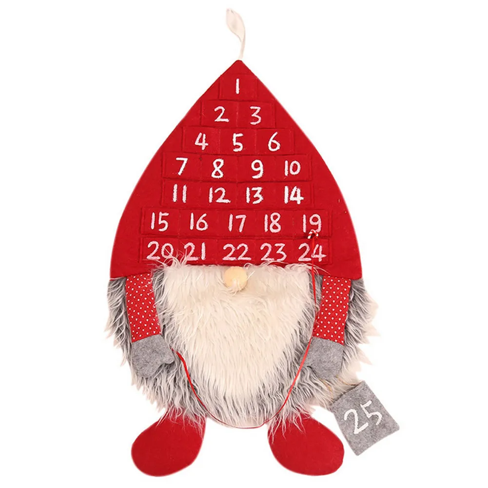 

NEW Christmas gift Calendar Forest Man Christmas Ornaments Home Living Room Door Wall Party Decoration accessories For New Year