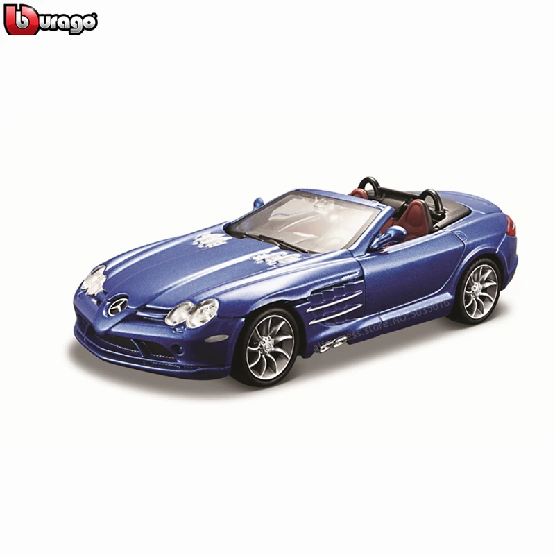 Модель автомобиля Bburago 1:32 Mercedes Benz SLR Mclaren модель из сплава оргстекл пылезащитный