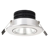 2 pcs spot led it downlight 5w 7w 10w silver chrome recessed lighting for home office hotel etc