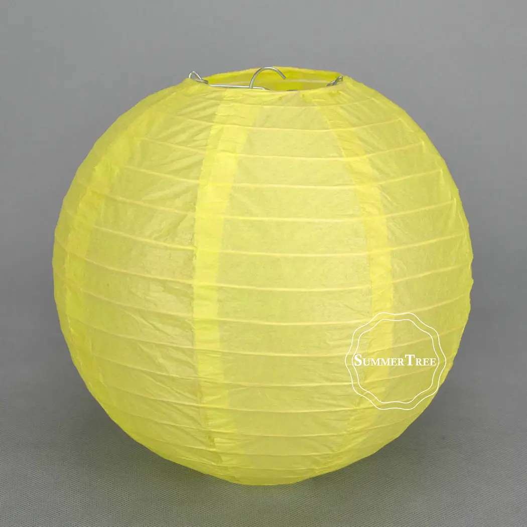 Круглые Китайские бумажные фонарики 10 шт. 20 см 25 30 35 аксессуары для украшения дома