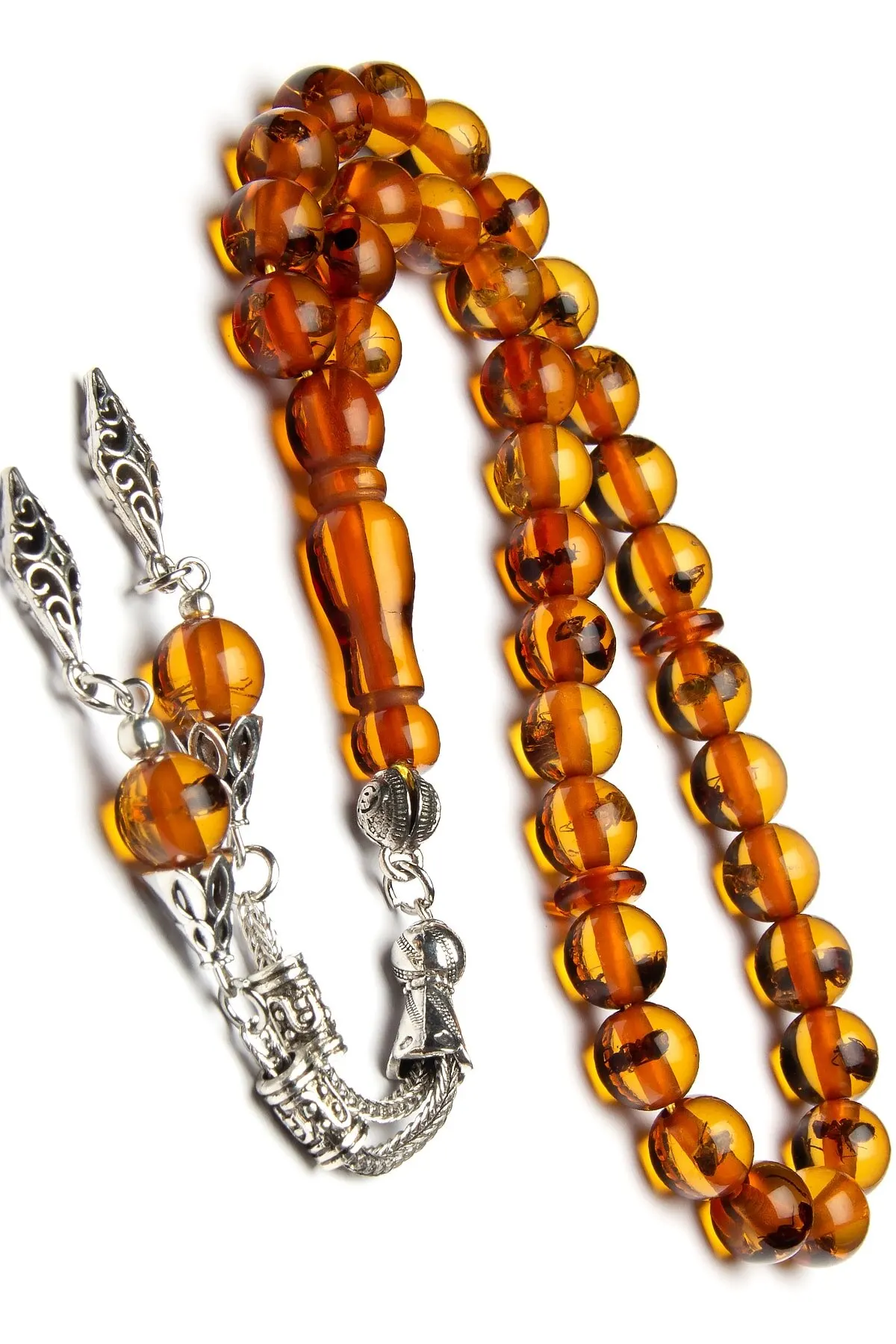 

Islamic Tasbih Muslim Rosary Beads 33 Prayer Rosary For Men Bracelet For Men Accessory amber oltu amber stone Handmade Turkey