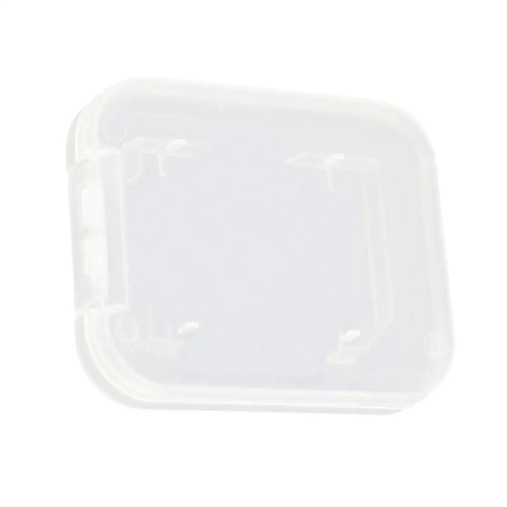 1 ящик для хранения карты памяти SD прозрачная маленькая белая коробка белый