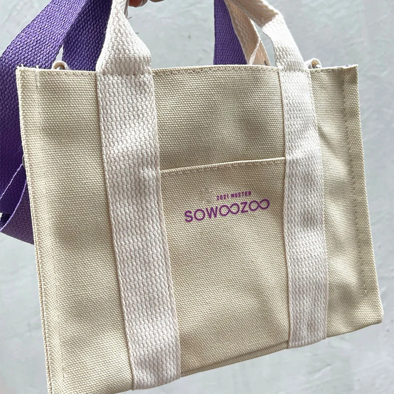 Bolso de lona de Kpop Bangtan Boys 2021 para mujer, bandolera peque&ntilde;a para concierto, 24x20CM, calidad superior-5