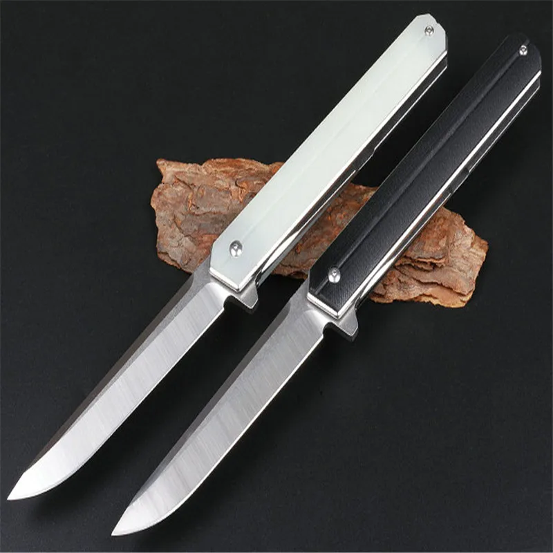 Складной нож с быстрооткрывающимся подшипником Commander 5cr13 (G10) (шлифовальный станок